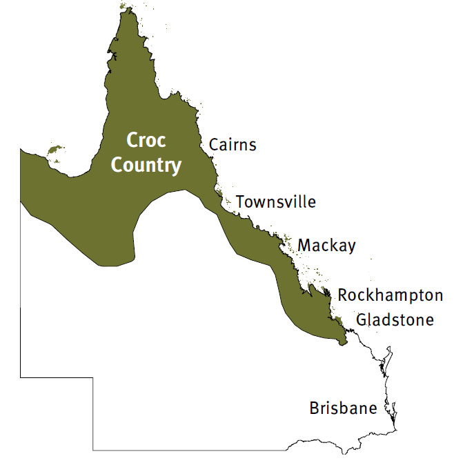 where do you find crocodiles in australia